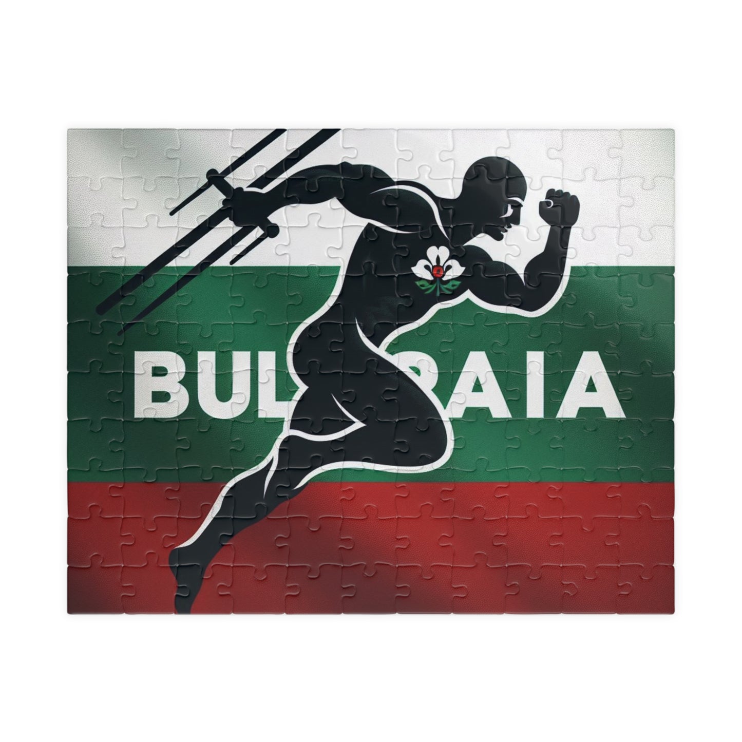 Flag Village Bulgaria Sporting Flag Puzzle (110, 252, 520, 1014-piece) BGR0001