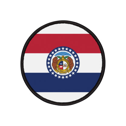 Flag Village Missouri State Flag Embroidery Iron-On Patches