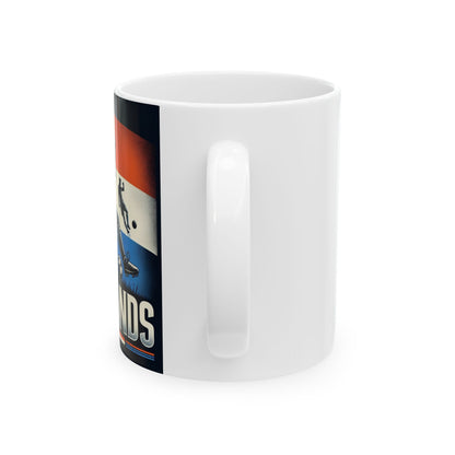 Flag Village Netherlands Sporting Flag Ceramic Coffee Mug 11oz NLD0006