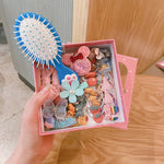 Flag Village Children's Hair Accessories Set 28-piece Gift Box Girl's Headdress