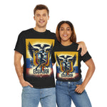 Flag Village Ecuador Sporting Flag T-SHIRT Heavy Cotton Tee ECU0007