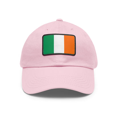 Flag Village Ireland Flag Hat Cap with Leather Patch