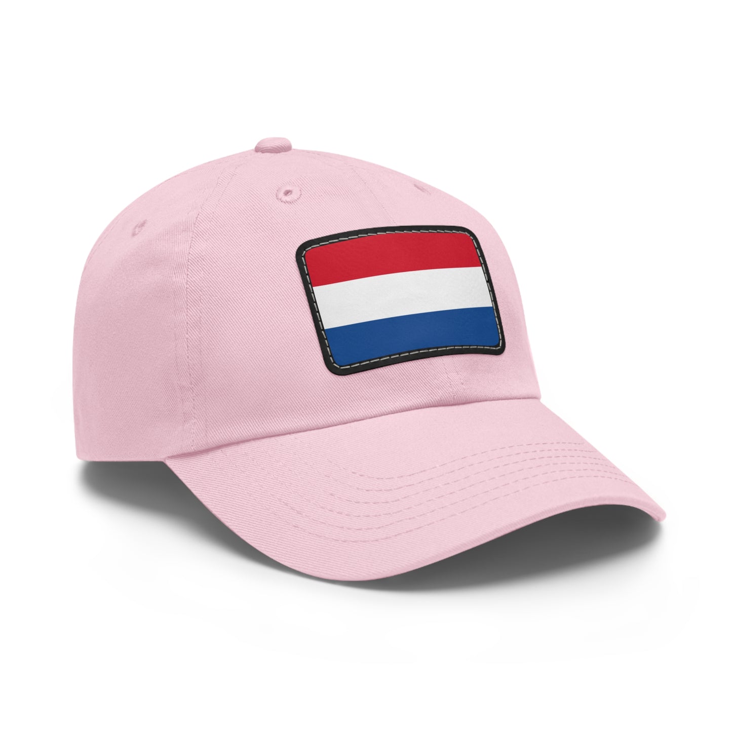 Flag Village Netherlands Flag Hat Cap with Leather Patch