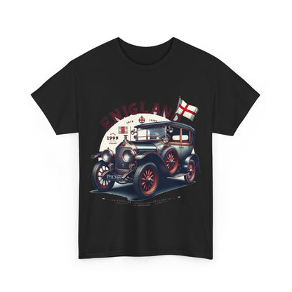 Flag Village UK Vintage Car Flag T-SHIRT Heavy Cotton Tee UK0020