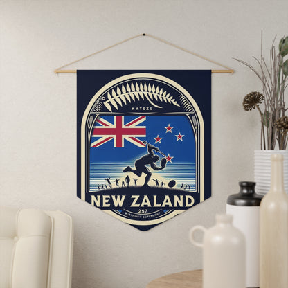 Flag Village New Zealand Flag Pennant Sporting Home Wall decoration NZL0001