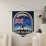 Flag Village New Zealand Flag Pennant Sporting Home Wall decoration NZL0001