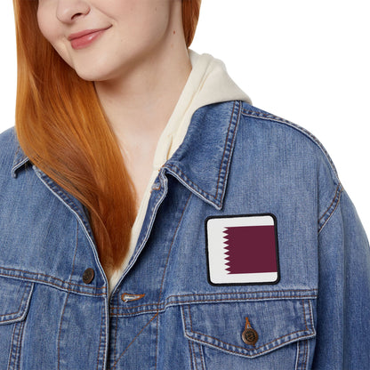 Flag Village Qatar Flag Embroidery Iron-On Patches