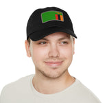 Flag Village Zambia Flag Hat Cap with Leather Patch