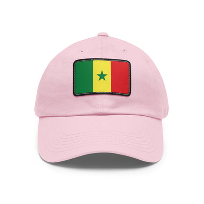 Flag Village Senegal Flag Hat Cap with Leather Patch