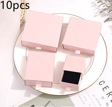 Flag Village Paper Box Custom Jewelry Box Chic Small Jewerly Packaging Display For Necklace Bulk Drawer Cardboard Gift Box