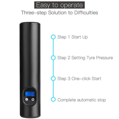 Flag Village Auto Tools Portable Car Air Pumps Electric Tire Inflator Car Bike Bicycle Pump Auto Car Wireless Inflatable Pump