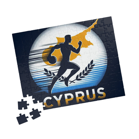 Flag Village Cyprus Sporting Flag Puzzle (110, 252, 520, 1014-piece) CYP0002
