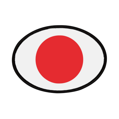 Flag Village Japan Flag Embroidery Iron-On Patches
