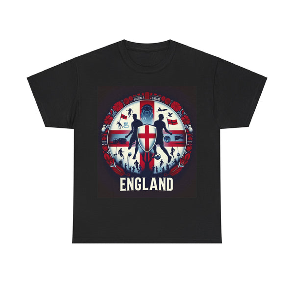 Flag Village England Sporting Flag T-SHIRT Heavy Cotton Tee GBR0008
