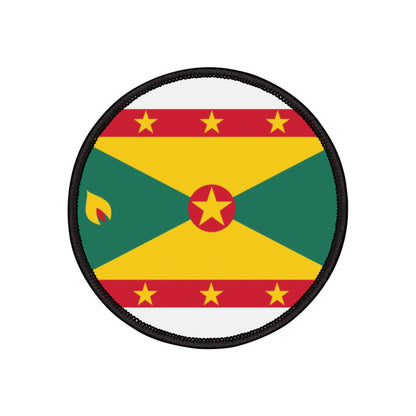 Flag Village Grenada Flag Embroidery Iron-On Patches