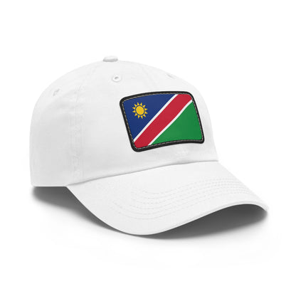 Flag Village Namibia Flag Hat Cap with Leather Patch