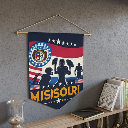 Flag Village Missouri State Flag Pennant Sporting Home Wall decoration MO0001