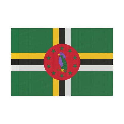 Flag Village Dominica Flag 18" x 12" / 36" x 24" / 60" x 36"