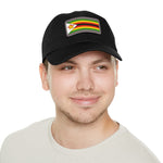 Flag Village Zimbabwe Flag Hat Cap with Leather Patch