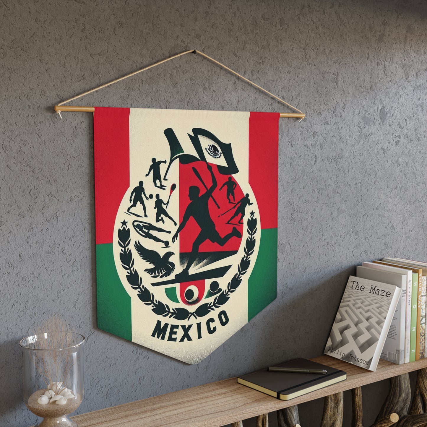 Flag Village MEXICO Flag Pennant Sporting Home Wall decoration MEX0001
