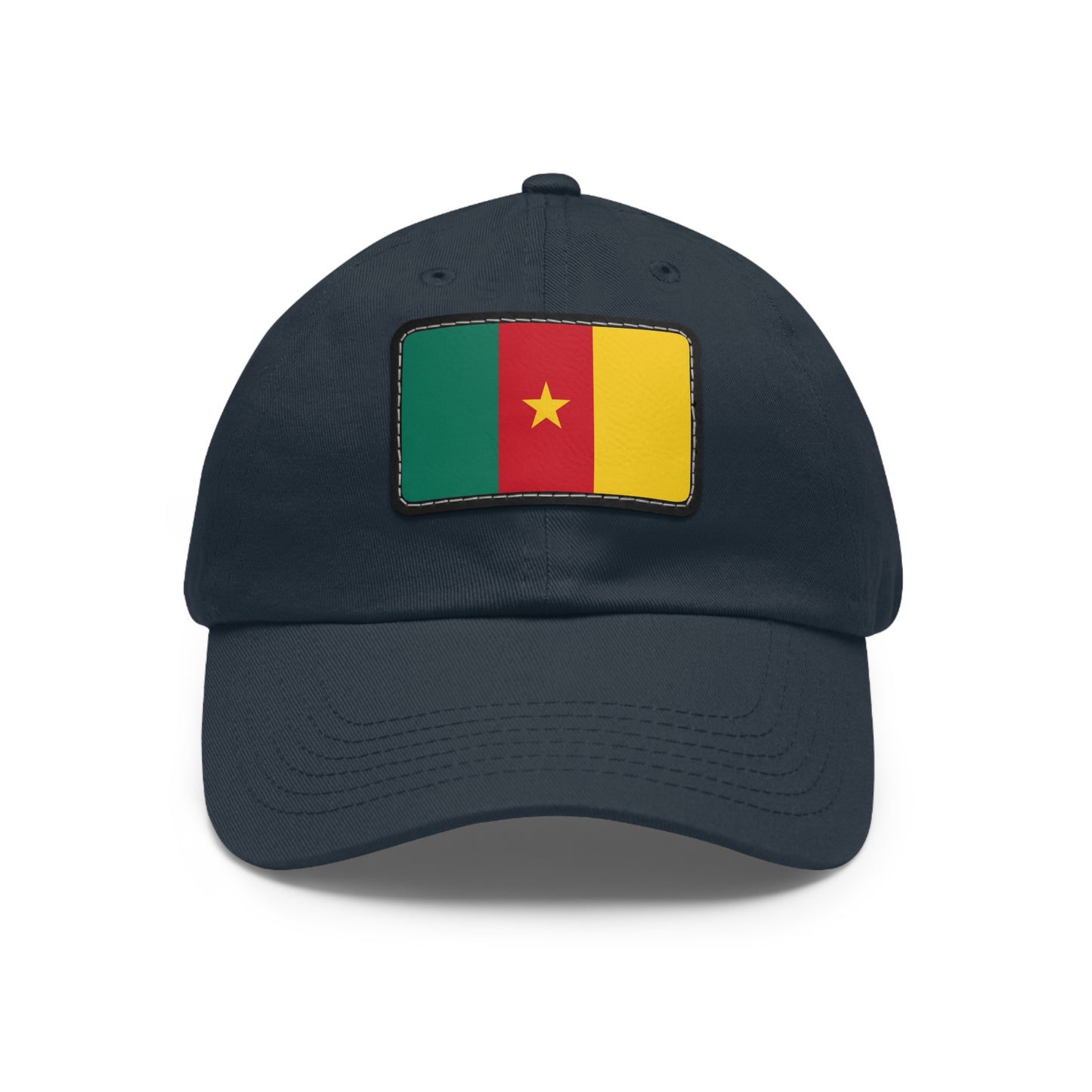 Flag Village Cameroon Flag Hat Cap with Leather Patch