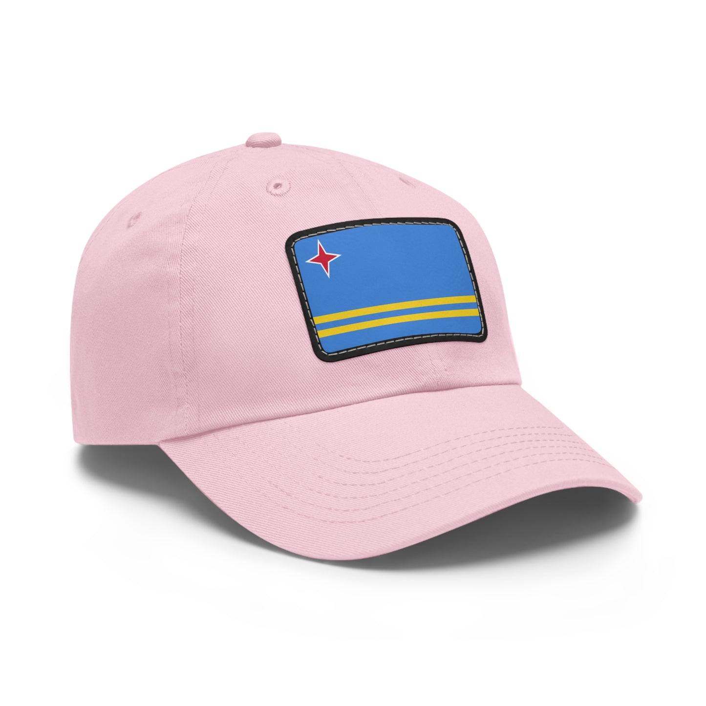 Flag Village Aruba Flag Hat Cap with Leather Patch