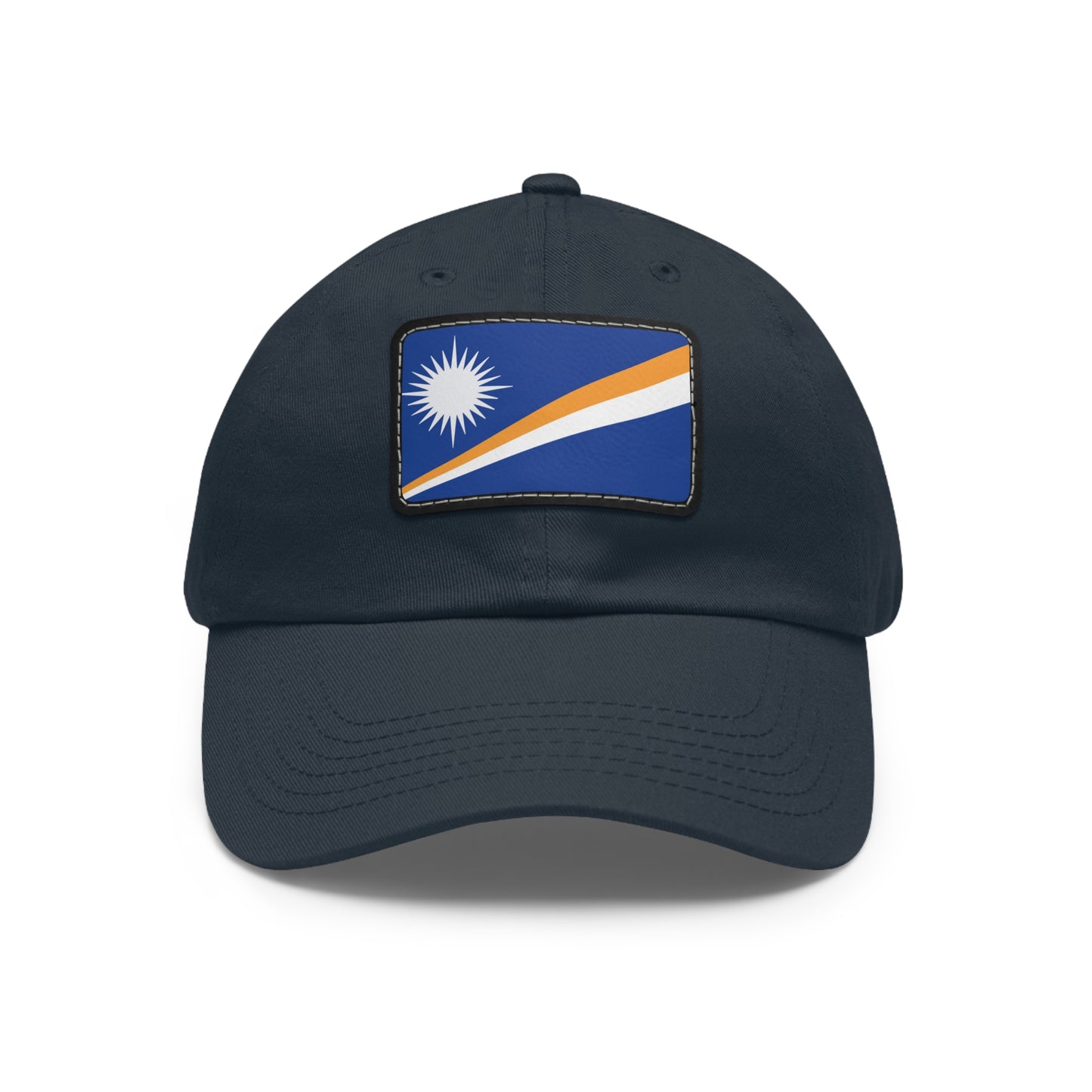 Flag Village Marshall Islands Flag Hat Cap with Leather Patch
