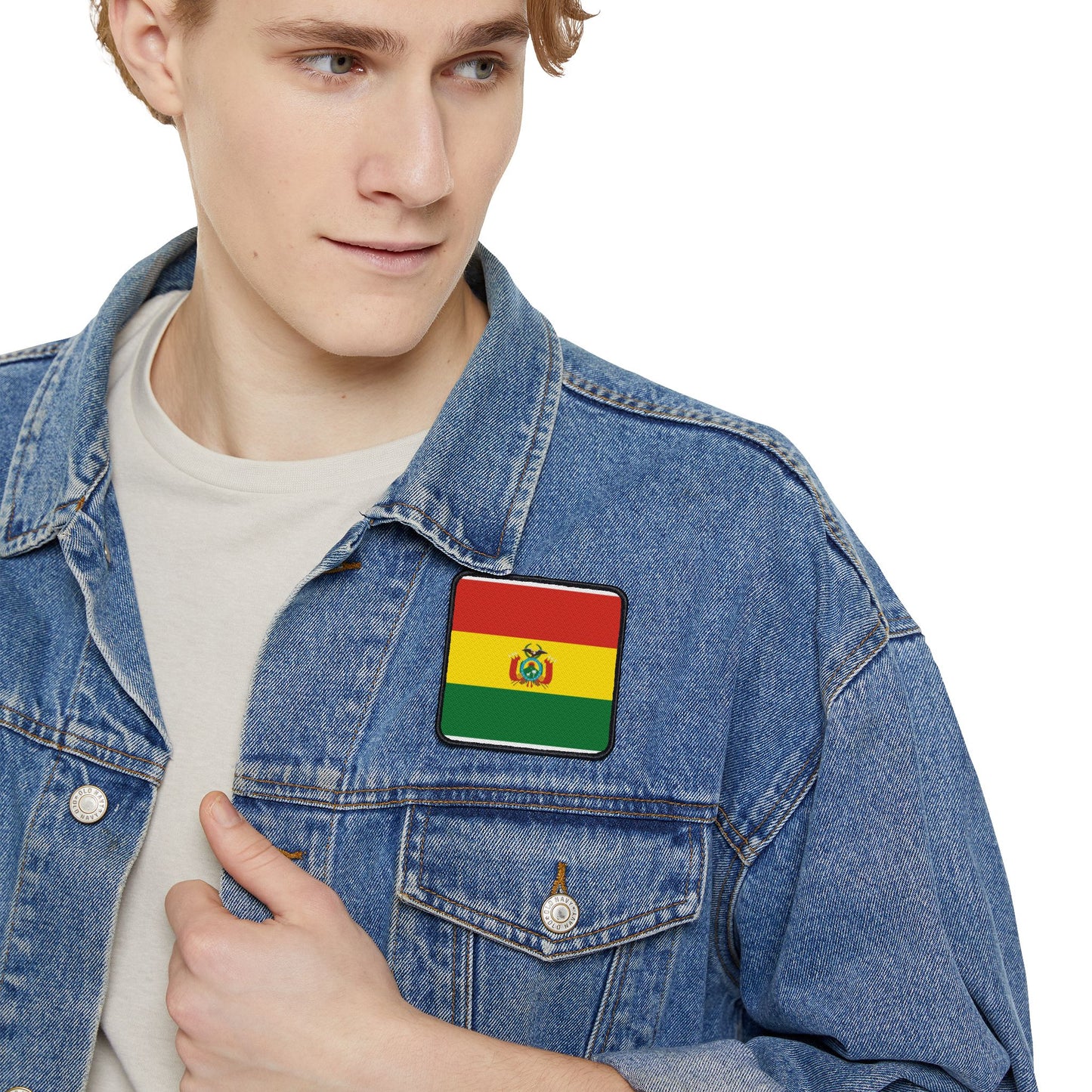 Flag Village Bolivia Flag Embroidery Iron-On Patches