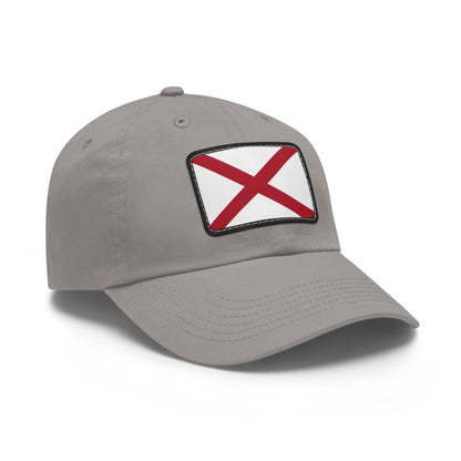 Flag Village USA Alabama State Flag Hat Cap with Leather Patch