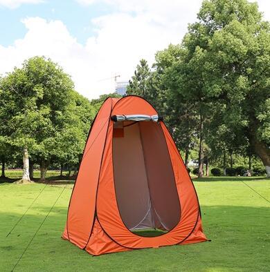 Flag Village Portable Privacy Shower Toilet Automatic Camping Tent UV Function Travel Camping Tent Outdoor Dressing Beach Sun Shelte