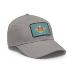 Flag Village USA Delaware State Flag Hat Cap with Leather Patch