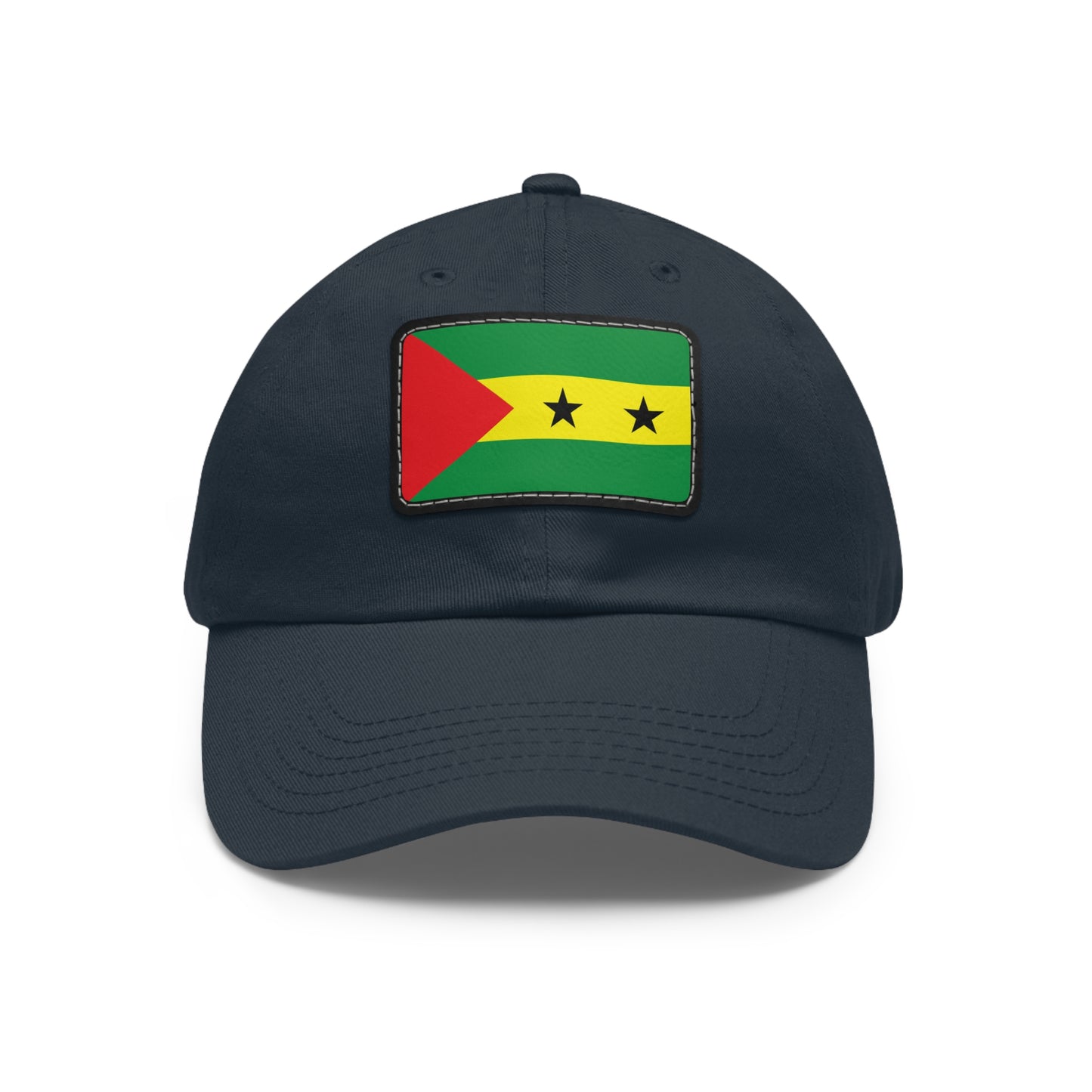 Flag Village Sao Tome And Principe Flag Hat Cap with Leather Patch