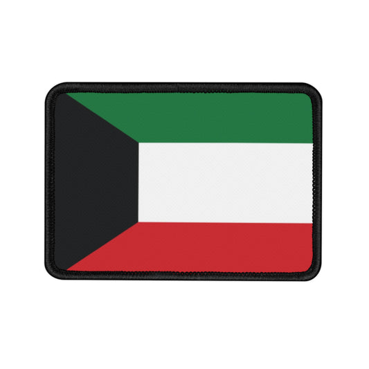 Flag Village Kuwait Flag Embroidery Iron-On Patches