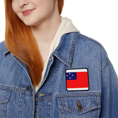 Flag Village Samoa Flag Embroidery Iron-On Patches