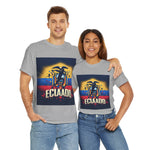 Flag Village Ecuador Sporting Flag T-SHIRT Heavy Cotton Tee ECU0003