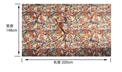 Flag Village Jungle through mountaineering camouflage raincoat Outdoor hiking marching poncho poncho
