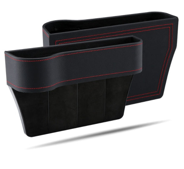 Flag Village Auto Tools PU Car Organizer Seat Gap Storage Box Car Seat Side Slit for Wallet Phone Coins Cigarette Keys Cards Car Accessories