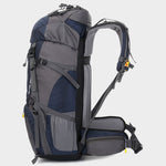 Flag Village Mountaineering waterproof outdoor sports nylon bag Wild camping backpack Rainproof 60L mountaineering bag wholesale