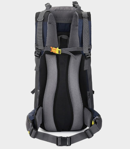 Flag Village Mountaineering waterproof outdoor sports nylon bag Wild camping backpack Rainproof 60L mountaineering bag wholesale