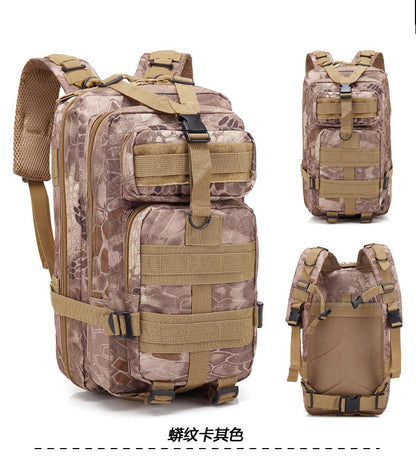 Flag Village Camouflage Backpack Outdoor Sports Upgraded 3P Bag Camouflage Backpack Tactical Backpack Outdoor Camping Travel