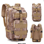Flag Village Camouflage Backpack Outdoor Sports Upgraded 3P Bag Camouflage Backpack Tactical Backpack Outdoor Camping Travel