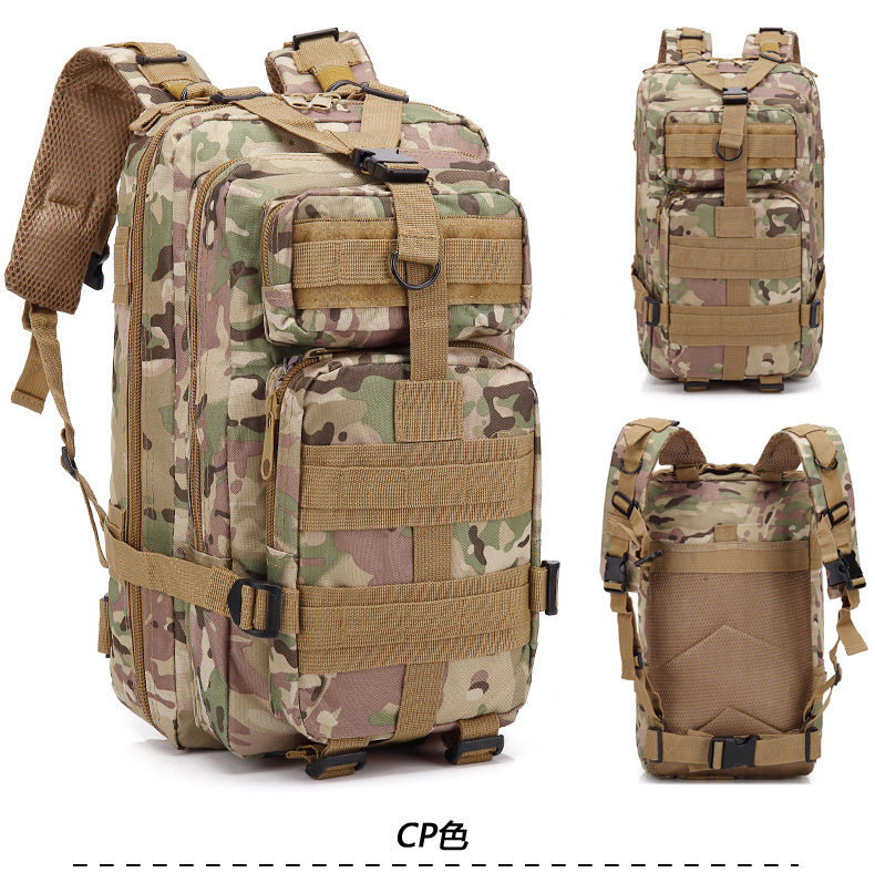 Flag Village Camouflage Backpack Outdoor Sports Upgraded 3P Bag Camouflage Backpack Tactical Backpack Outdoor Camping Travel
