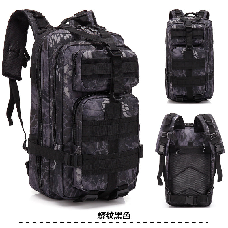 Flag Village Camouflage Backpack Outdoor Sports Upgraded 3P Bag Camouflage Backpack Tactical Backpack Outdoor Camping Travel