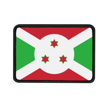 Flag Village Burundi Flag Embroidery Iron-On Patches