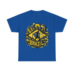 Flag Village Brazil Sporting Flag T-SHIRT Heavy Cotton Tee BRA0011