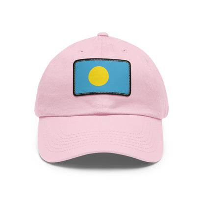 Flag Village Palau Flag Hat Cap with Leather Patch