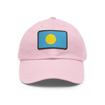 Flag Village Palau Flag Hat Cap with Leather Patch
