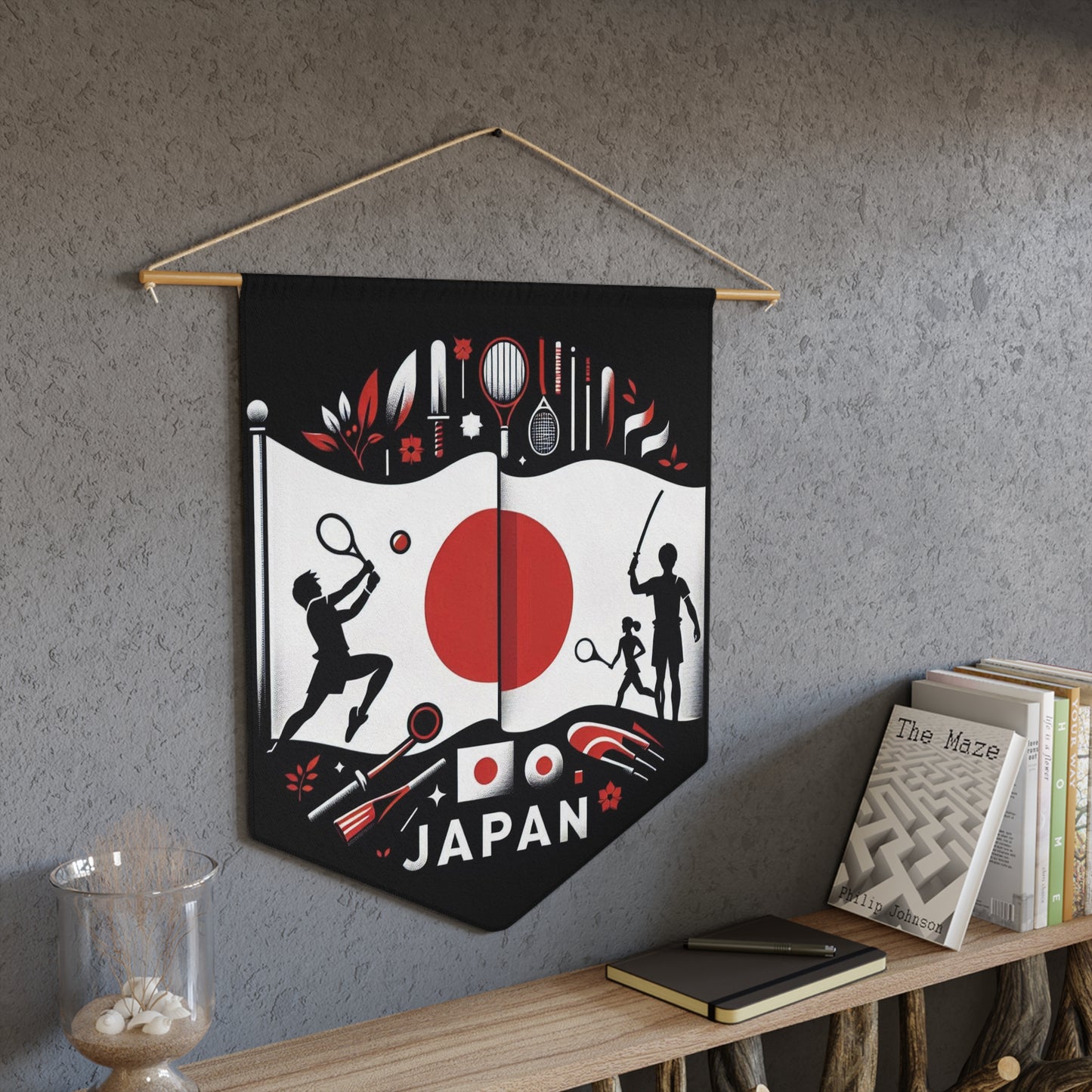 Flag Village Japan Flag Pennant Sporting Home Wall decoration JPN0002