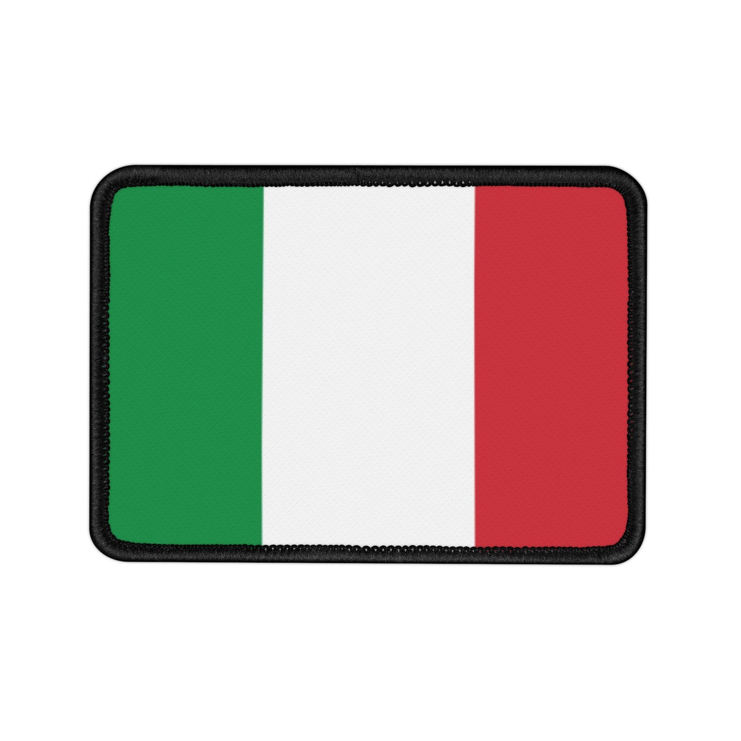 Flag Village Italy Flag Embroidery Iron-On Patches