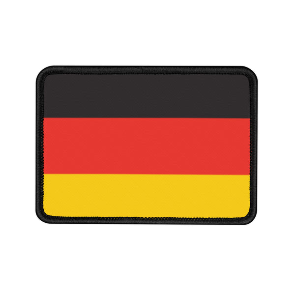 Flag Village Germany State Flag Embroidered Iron-On Patch